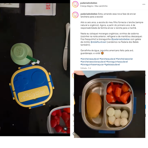 Inspirações de lancheirinhas