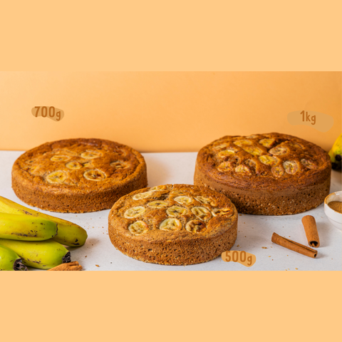 Bolo de banana inteiro