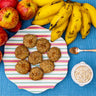 Cookies de banana e maçã