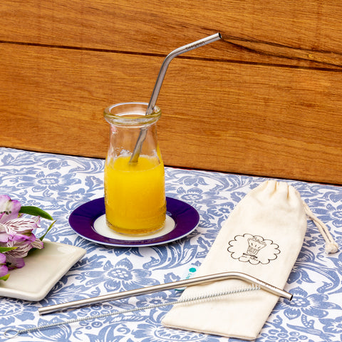 Kit canudo ecológico