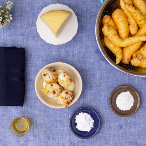 Pãozinho de mandioquinha com chia