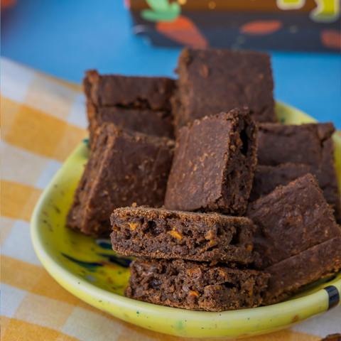 Brownie de cacau com cenoura - edição especial Páscoa