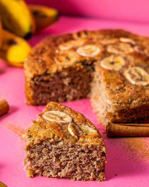 Bolo de banana inteiro