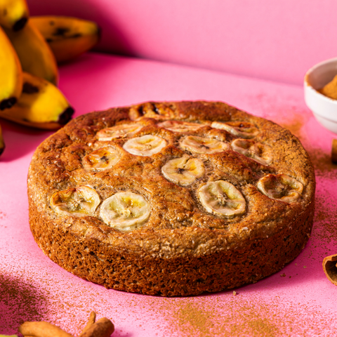 Bolo de banana inteiro