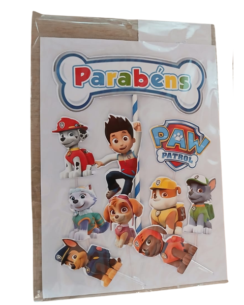 Cake Topper Patrulha Canina