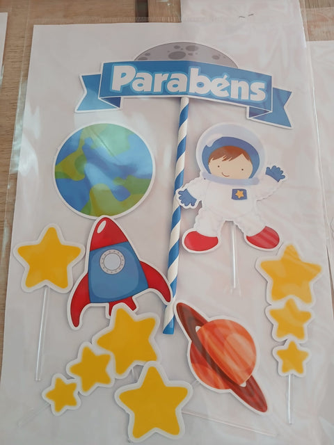 Cake Topper Astronauta