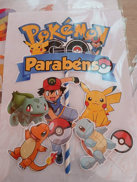 Cake Topper Pokemon